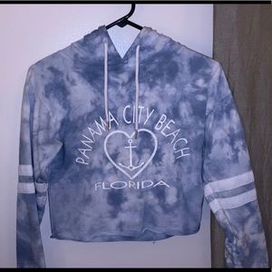 Panama City Beach Cropped hoodie